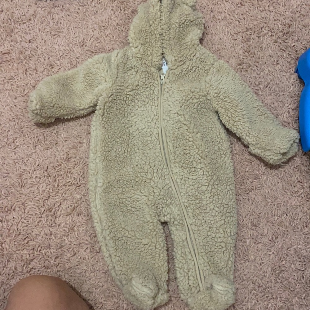 Fuzzy bear suit
